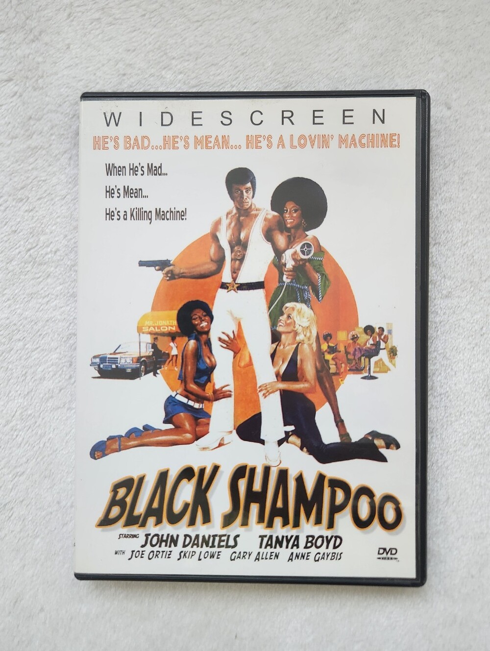 Black Shampoo DVD 1976 VCI Widescreen Cult Film John Daniels 1970 Vintage Cinema